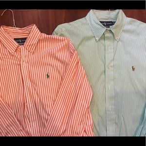 ⛳️ONE STOP SHOP: 2 x Polo Dress shirts L