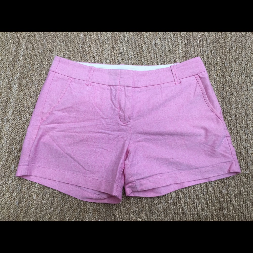J Crew city-fit short, pink