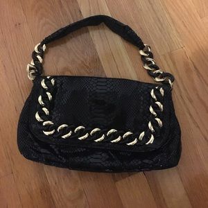 Michael Kors black clutch handbag