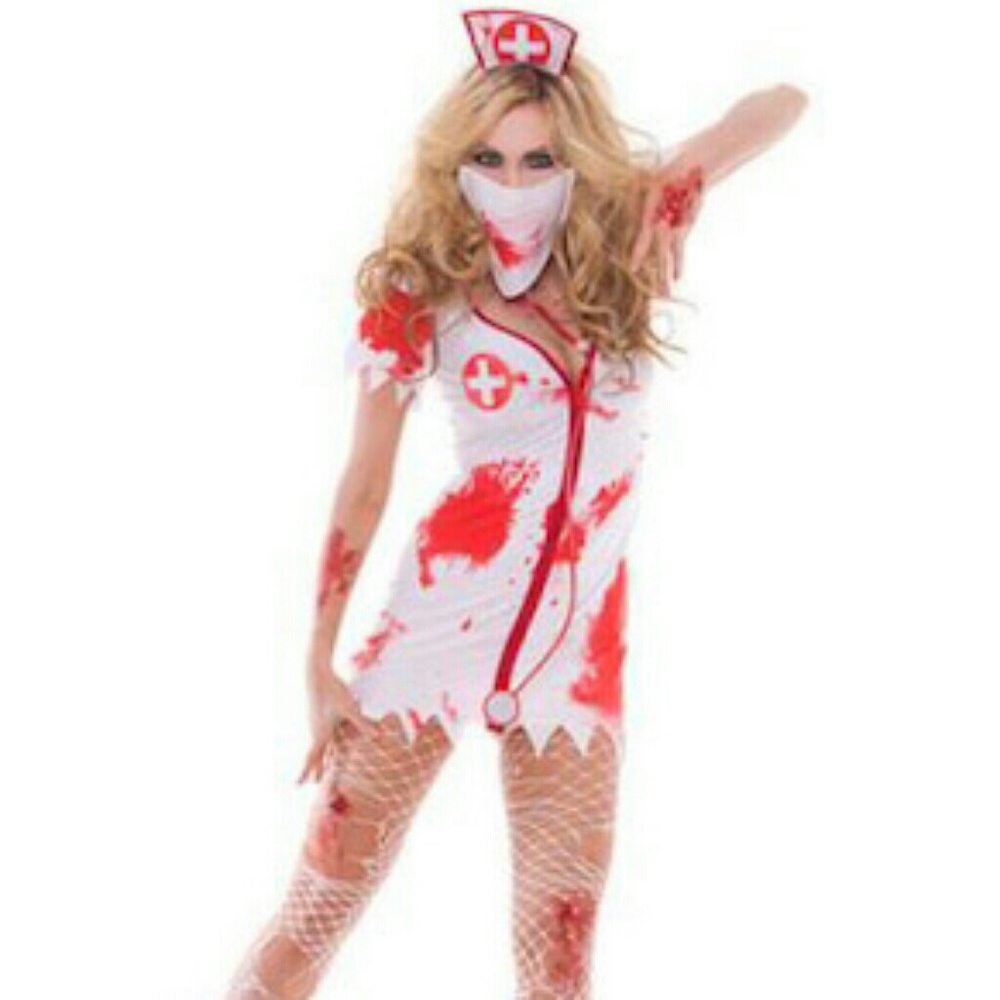 Plus sized Sexy costume--Bloody nurse