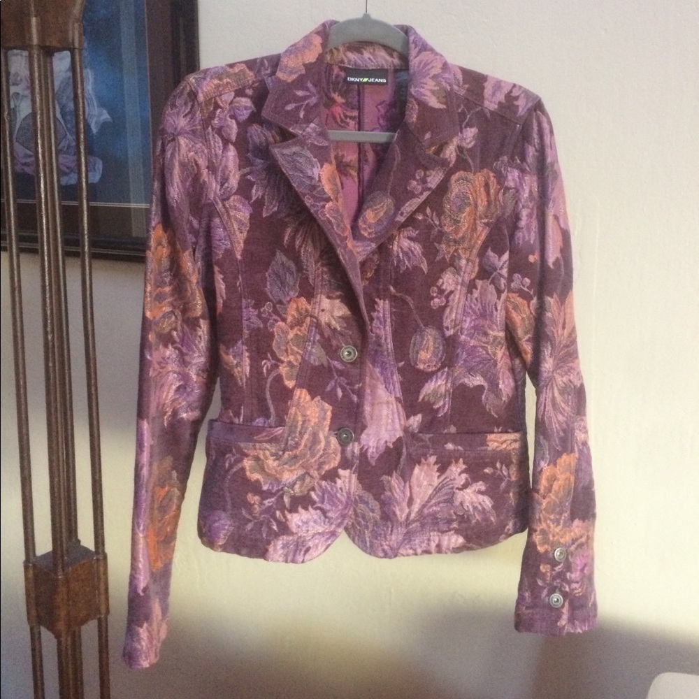 DKNY Women jacket M Size purple/pink