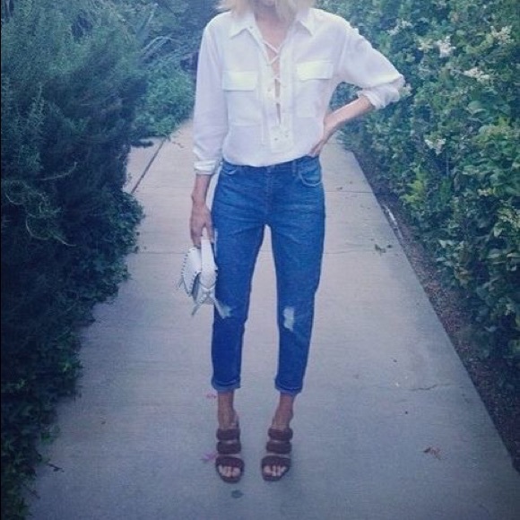 Black Open Toe Leather Mule Sandal - Picture 8 of 8