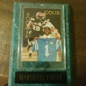 Marshall Faulk football card