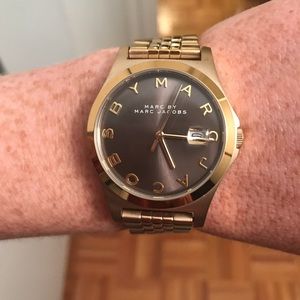 Marc by Marc Jacobs gold watch