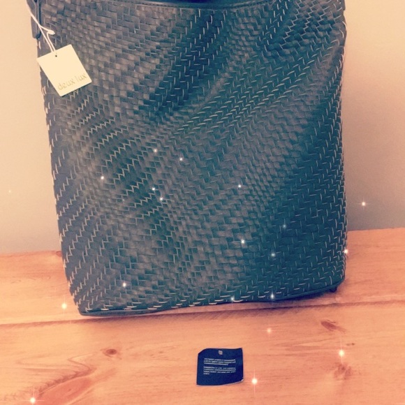 Green Leather Deux Lux handbag - Picture 4 of 4