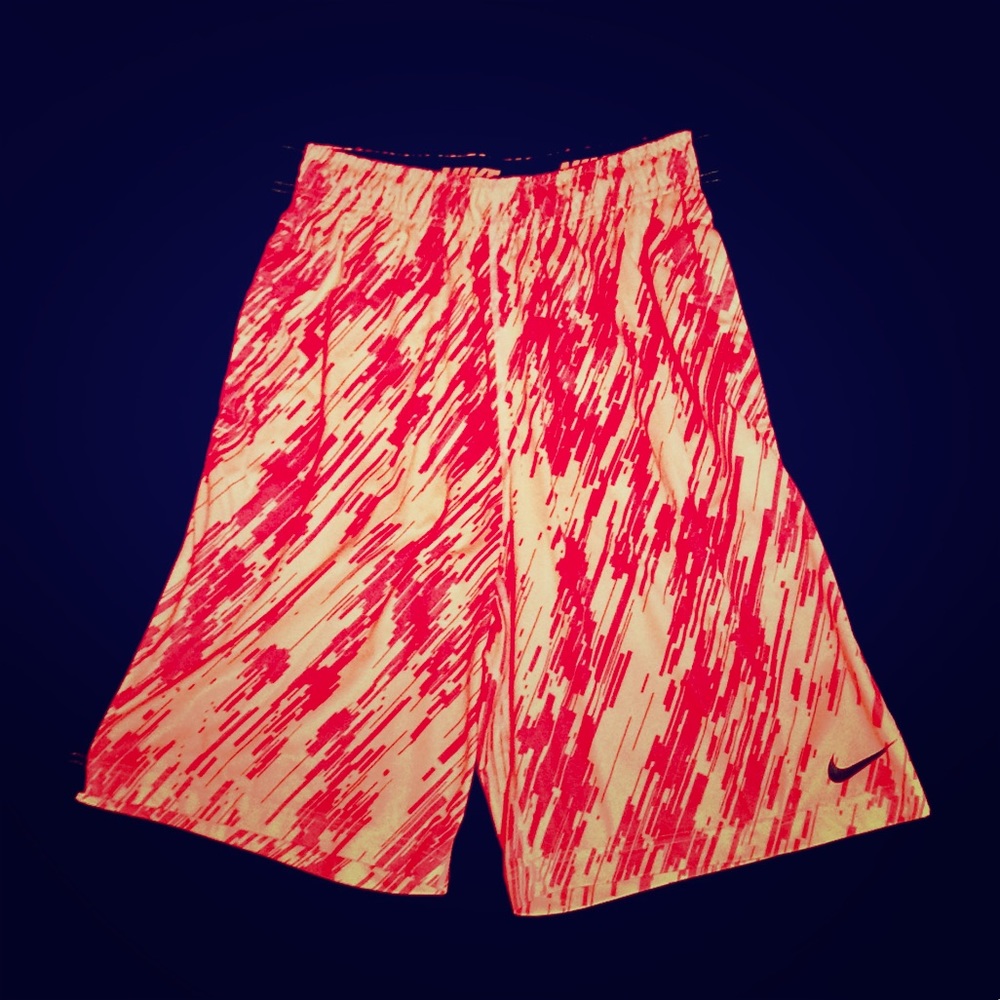 NWOT Mens Orange Medium Nike Dri Fit Shorts