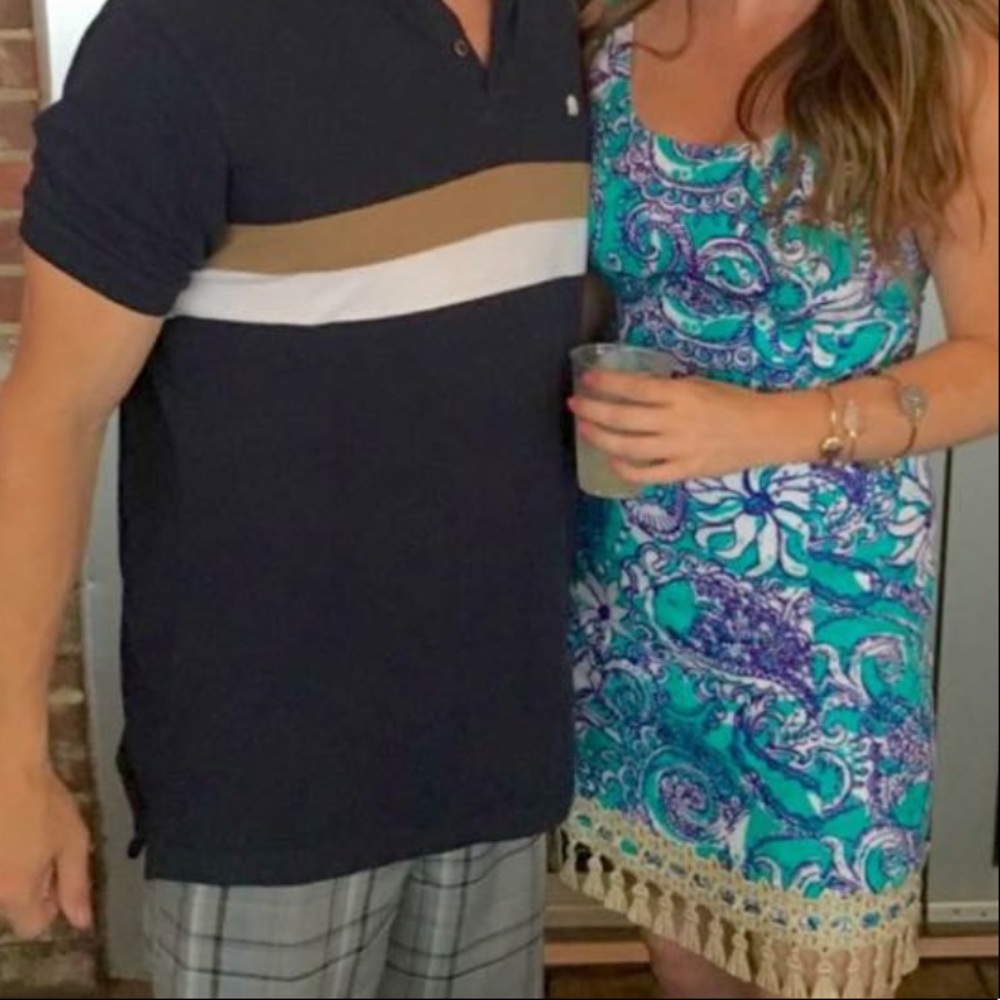 Lilly Pulitzer dress with tassels