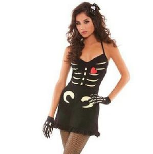 Sexy costume--Skeleton dress