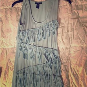 Hippie fringe tank top