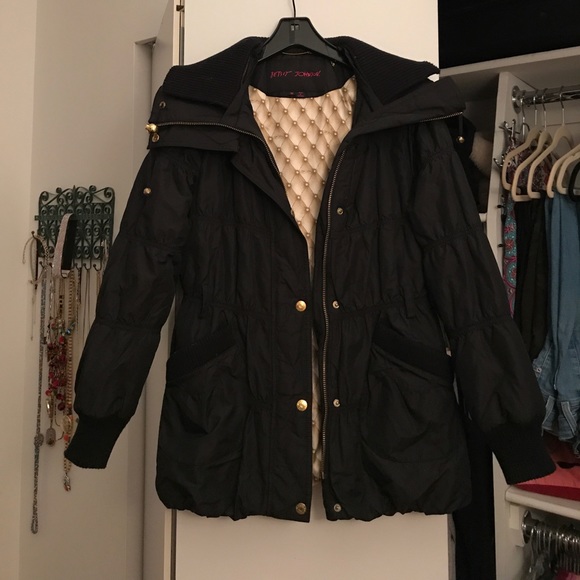 Betsey Johnson Jackets & Blazers - Betsy Johnson Black Coat