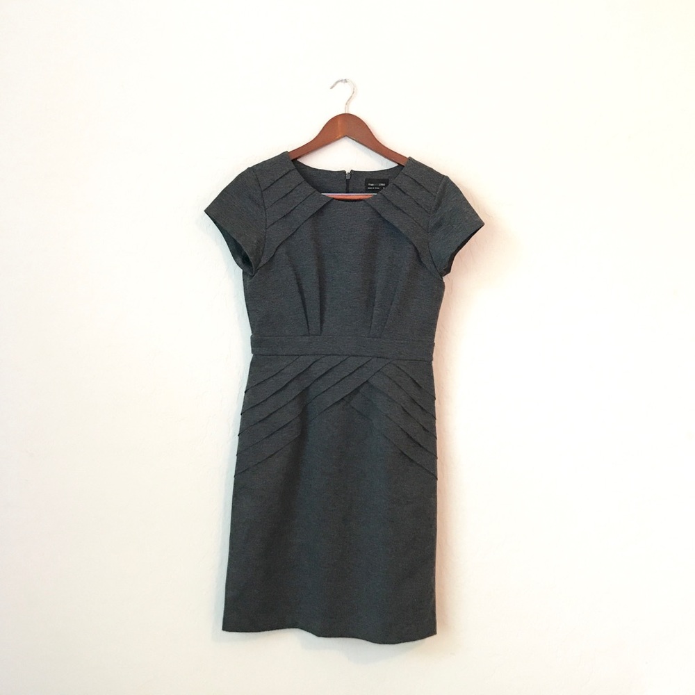 Max and Cleo Heather Grey Dress Size 10