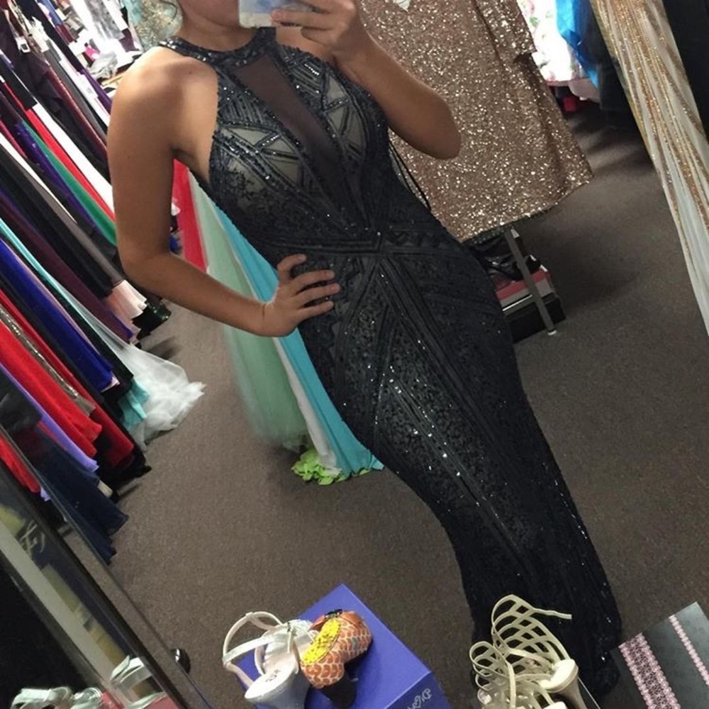 Navy Prom/ pageant gown