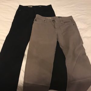 AG - The Graduate, slim fit jeans. Back & Gray.
