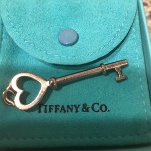 Tiffany key heart necklace charm