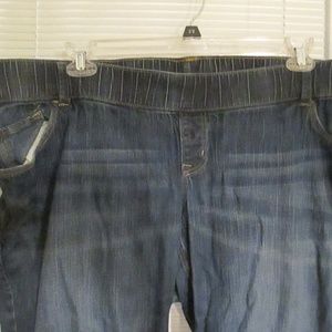 size 22 old navy low rise maternity jeans