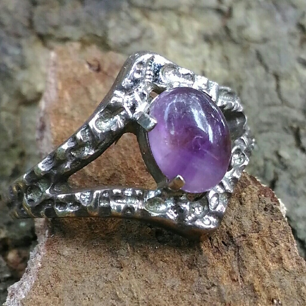 💖SOLD💖Clark & Coombs amethyst sterling ring