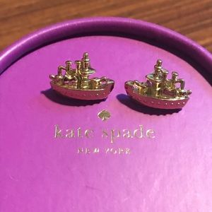 Kate Spade Earrings 'All Aboard' Boat Ships 🛳🚤