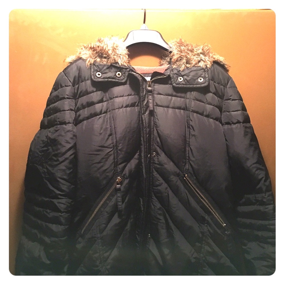 Knee Length Nine West Winter Coat