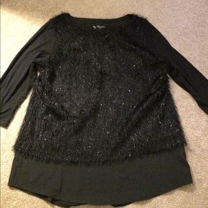 Chico's sparkle fringe shirt.