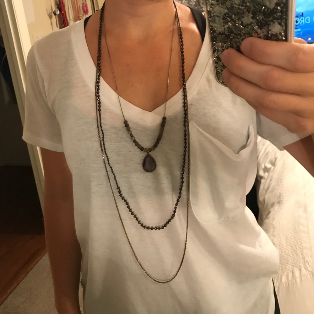 Anthro layered necklace
