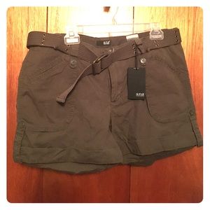 Olive green cargo shorts!