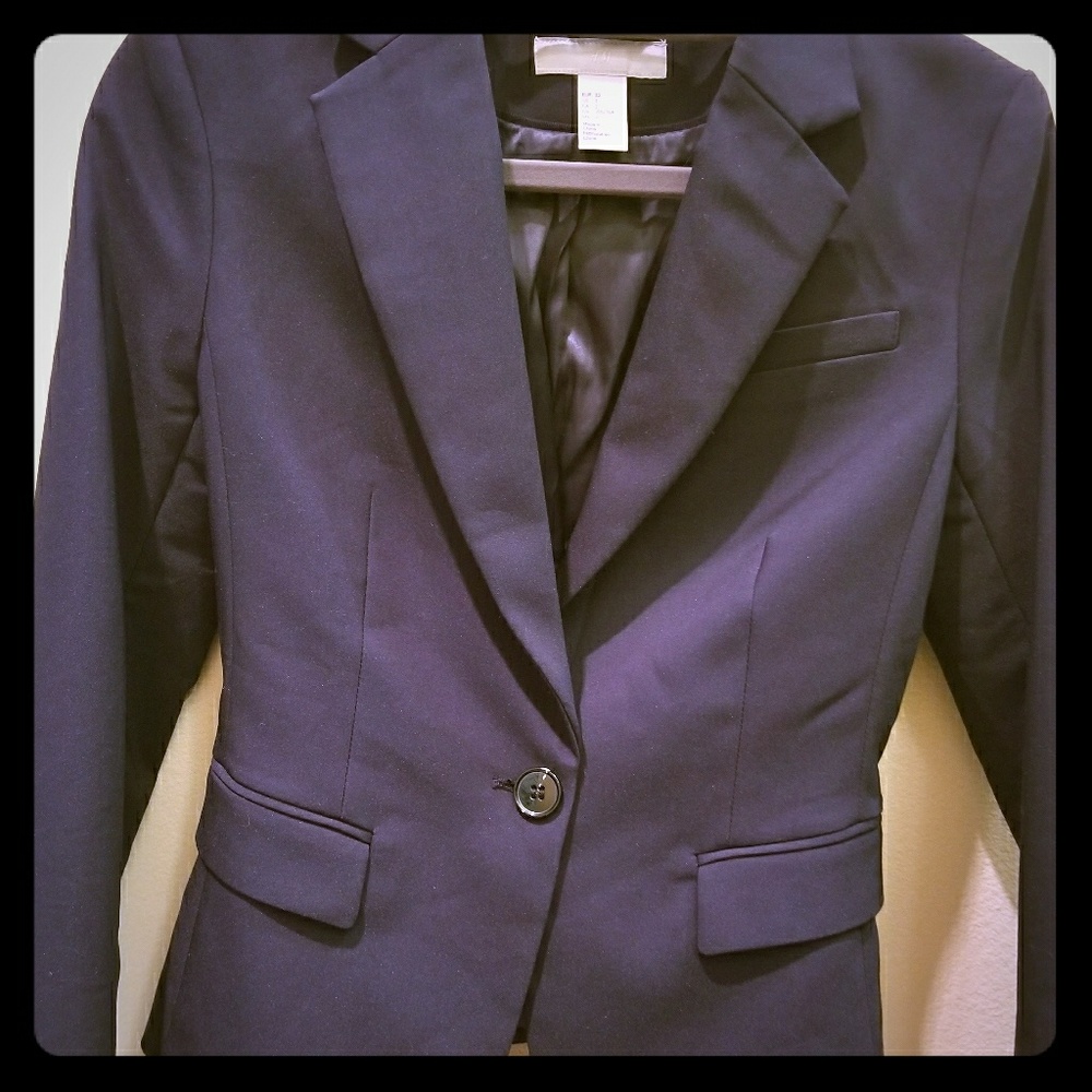 H&M Navy Blazer NWOT