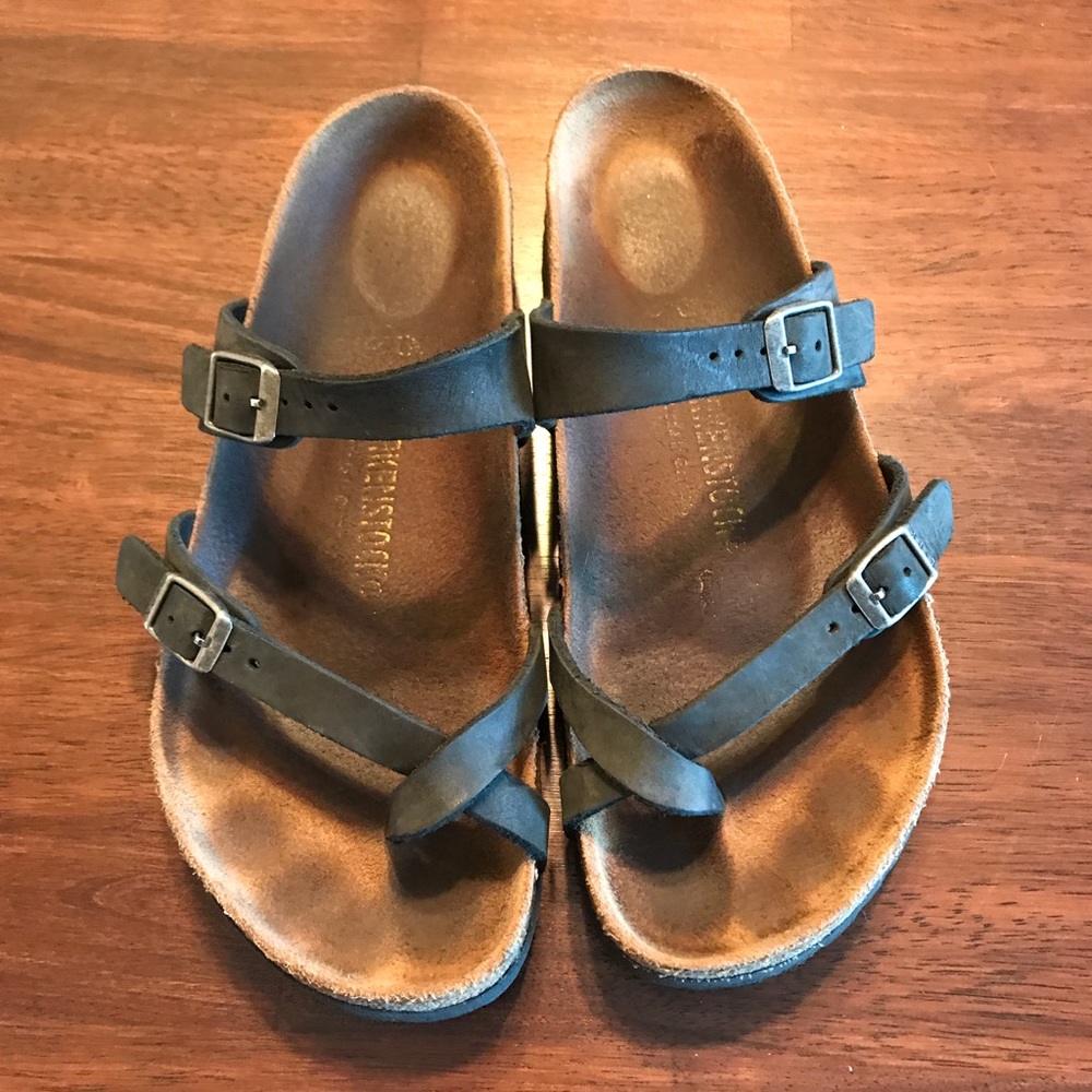 Black Birkenstock sandals