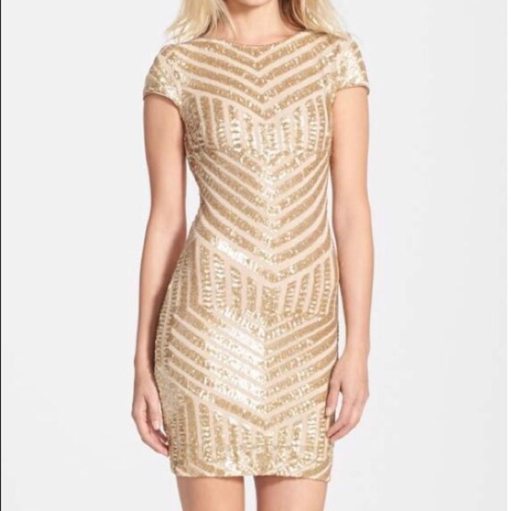 Dress the Population Tabitha Seqiun Minidress