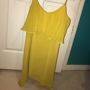 Yellow chiffon dress Yellow chiffon dress