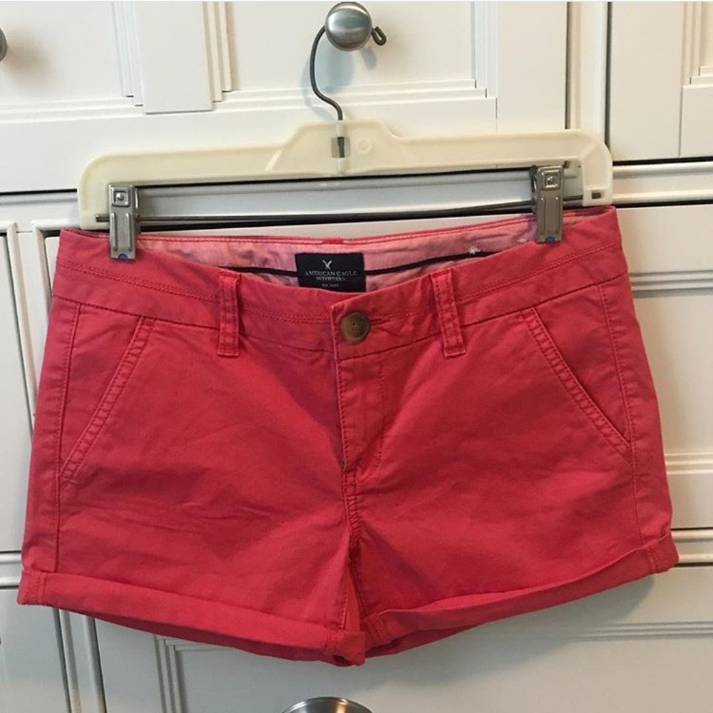 American eagle pink shorts, worn once
