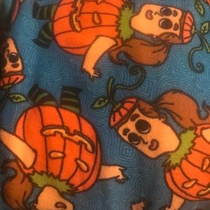 Os lularoe pumpkin girl leggings- gently used