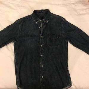 J. Crew - long sleeve - jean - button down- slim-