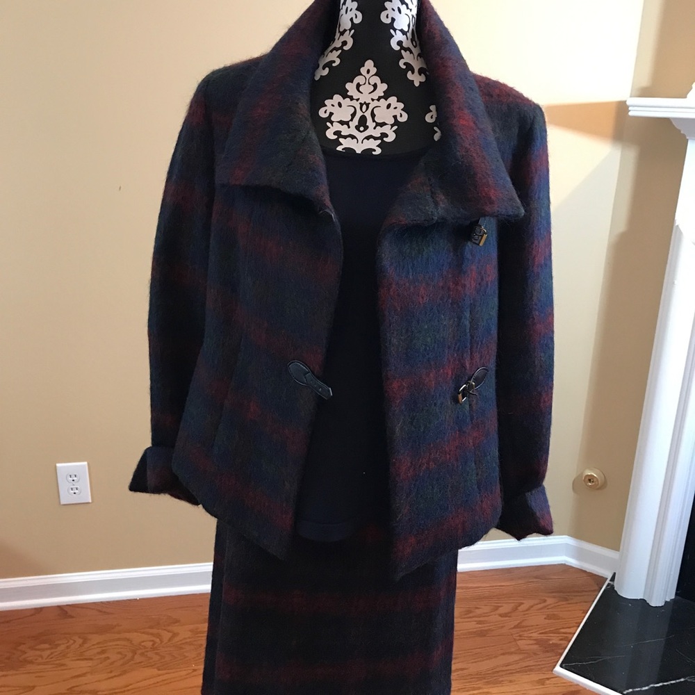 Talbots Plaid Suit