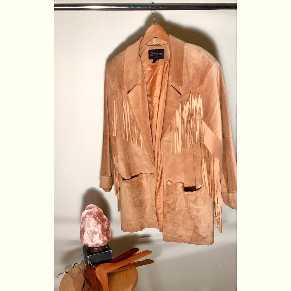 Siena New York - All Genuine Leather FRINGE jacket
