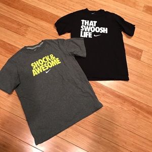Boys Nike T-shirts size Large