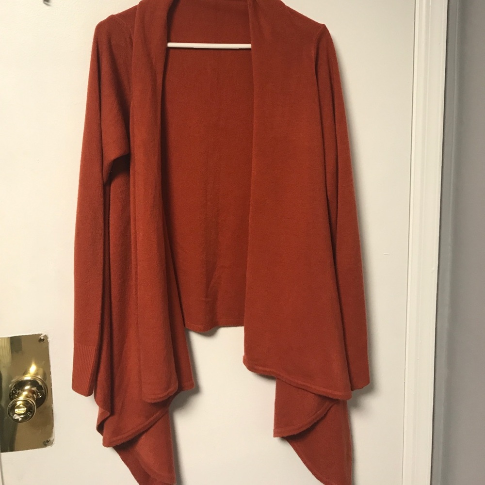 Burnt orange cardigan