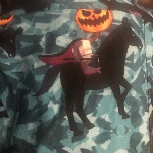Gently used lularoe headless horseman leggings os