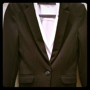 H&M Black One-button Blazer