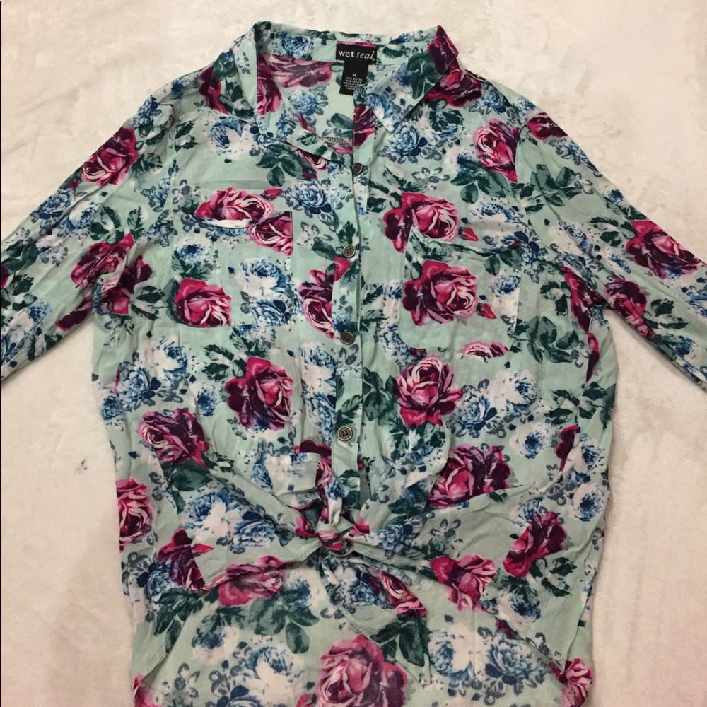 Long sleeve button down shirt
