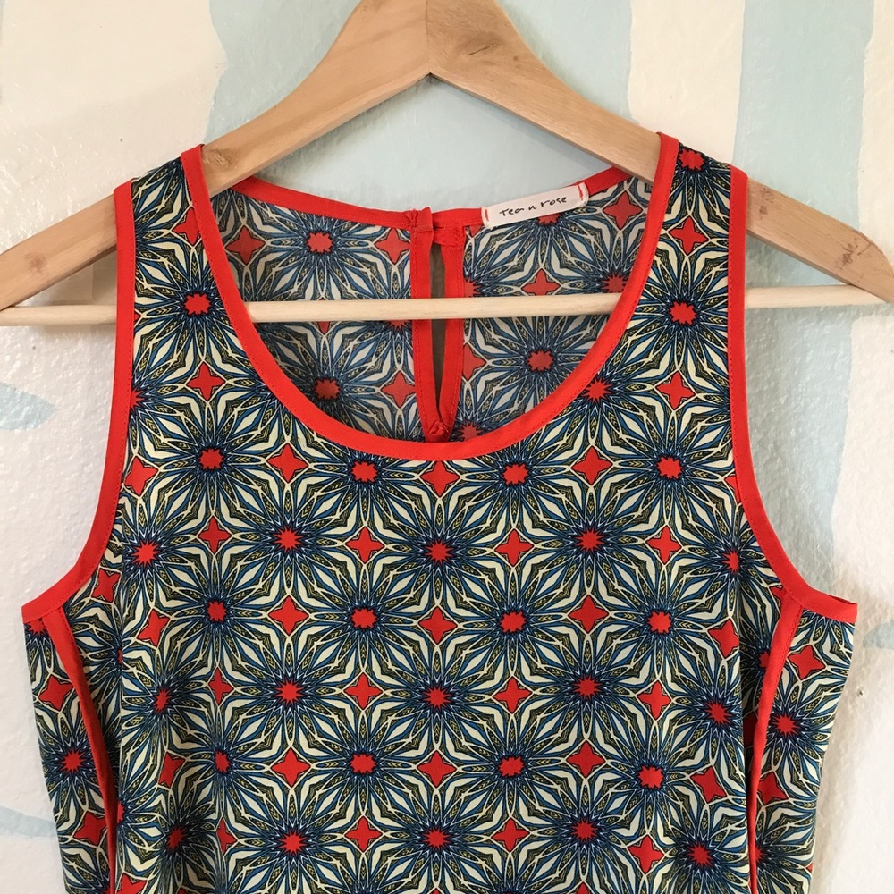 SOLD SOLD Vibrant geometric minimalist dress