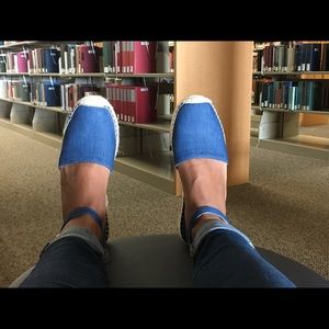 Franco Sarto Denim Sandals