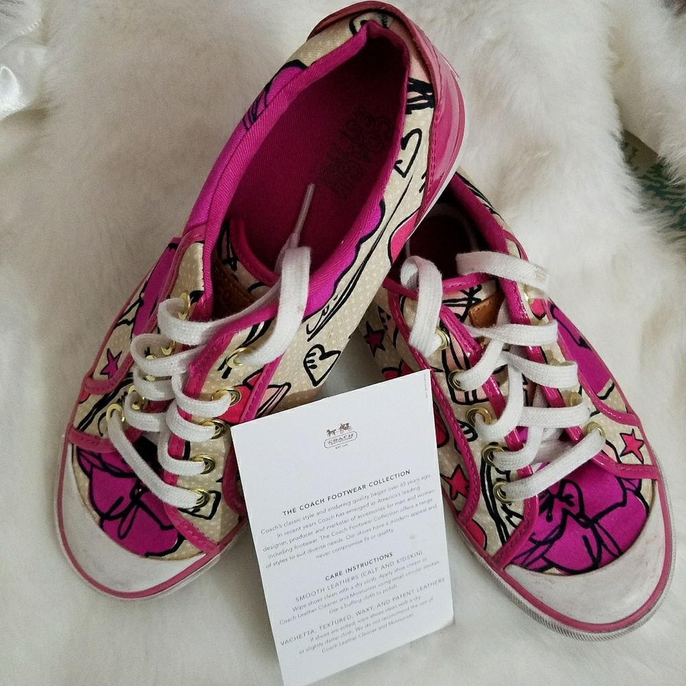 Coach Barrett Poppy Petal Shoes