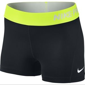 Nike pro 3" shorts