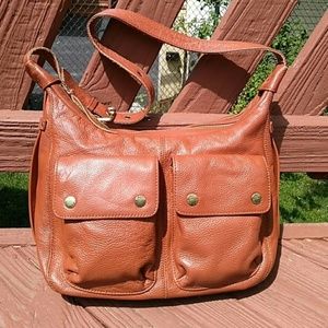 Leather handbag