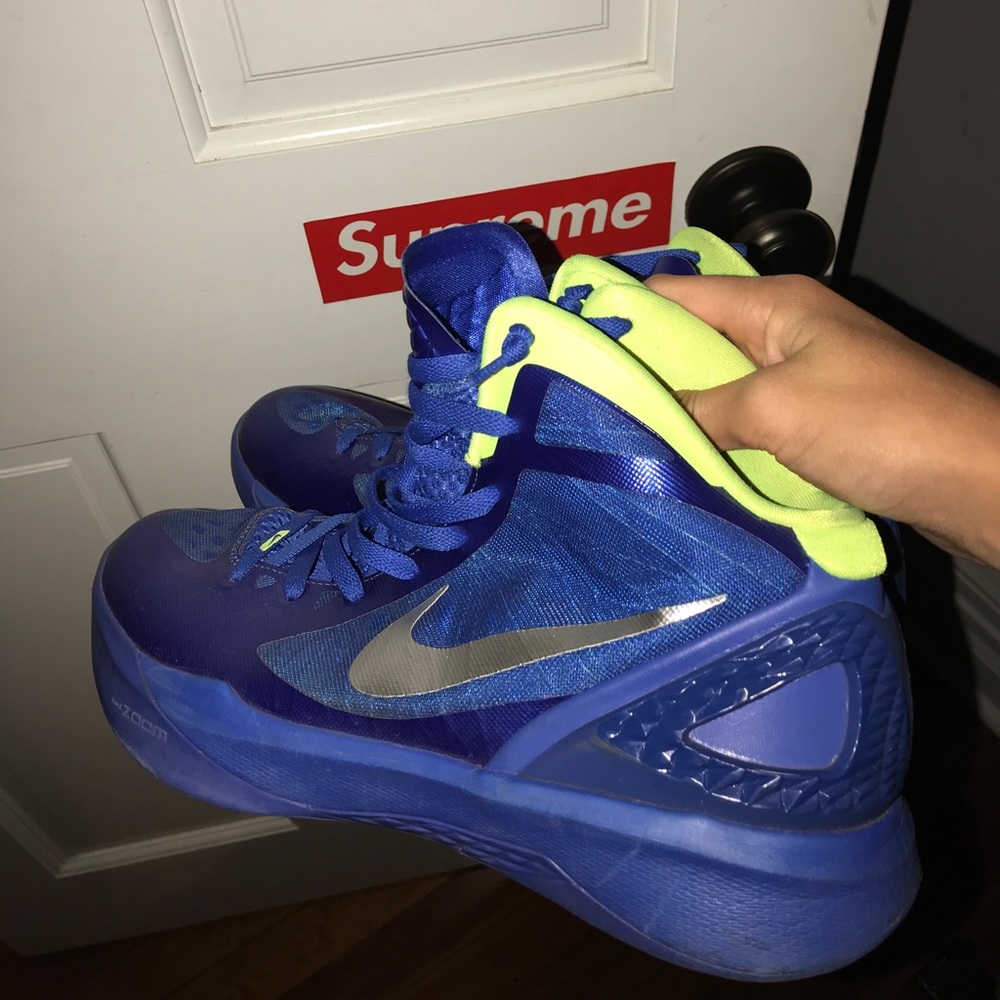 Nike Hyperdunk flywire (blue,yellow)