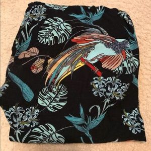 Lularoe TC Leggings birds of paradise