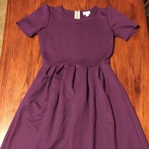 Solid Purple Lularoe Amelia