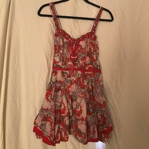 Free People Red Mini Dress