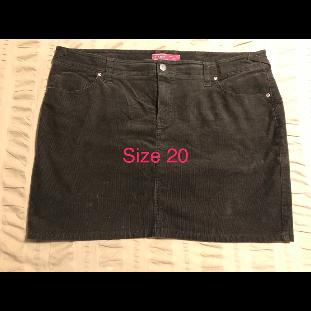 Corduroy Brown Skirt