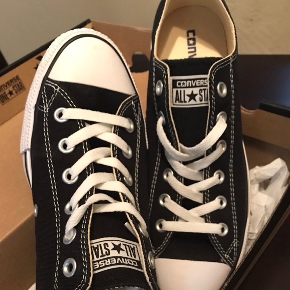 Black All Star Converse (Unisex)
